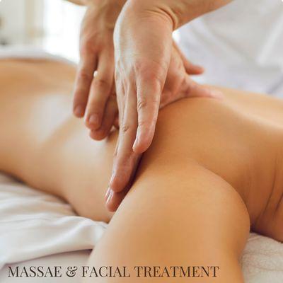 We offer both massage and facial packages.