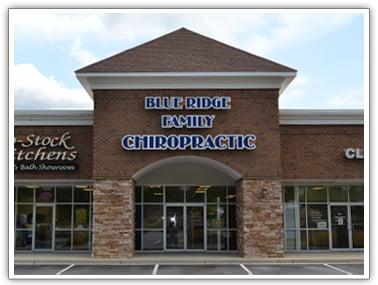 Blue Ridge Family Chiropractic office front.