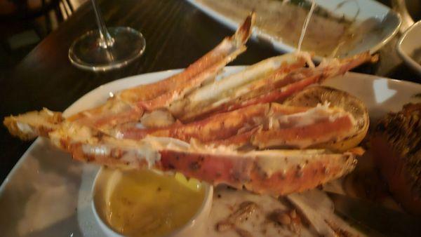 Sad side of Alaskan "King" Crab legs. This was all of it..for $57.