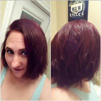 Mahogany tigi color