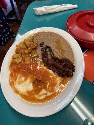 A Mexican breakfast meal.