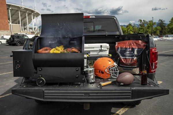 Traeger even offers solutions to make your tailgate parties ones to remember!