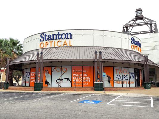 Storefront at Stanton Optical Store San Antonio TX 78216