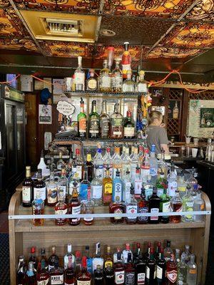 The bar at Fahy's Irish Bar