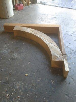 External Corbels - 
 custom built