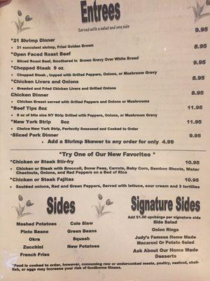 Menu page 2