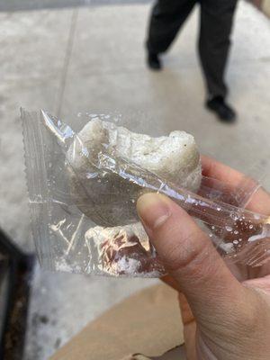 Free black sesame ice cream mochi with Yelp check-in