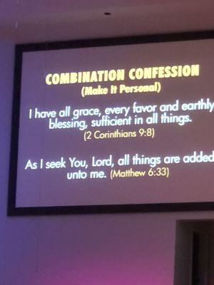 Combination Confession