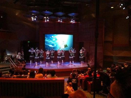 Hula O Hoaloha Show at the Los Angeles Public Library's Taper Auditorium.