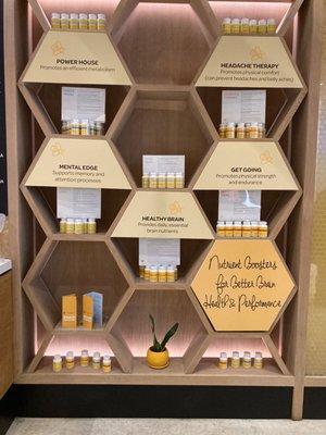 Honeycomb shelf of wellness