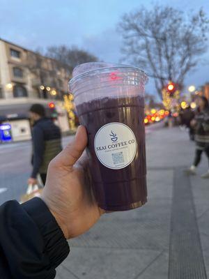 Iced Ube Latte! So good!