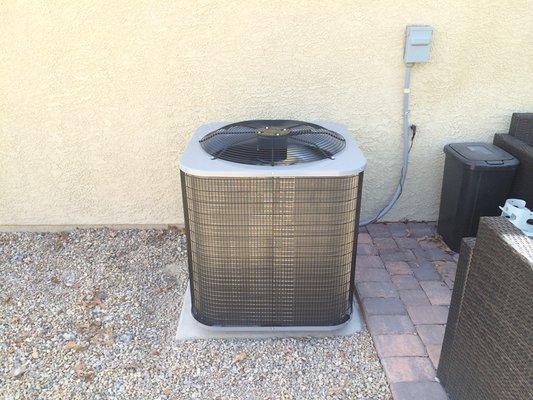 New A/C condensor