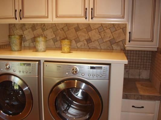 Cool Laundry Room.