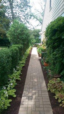 Clean-up and mulch installation