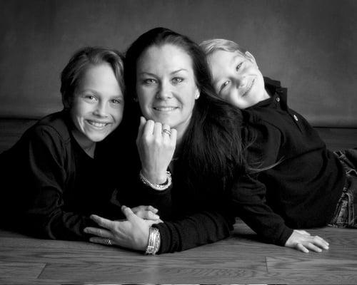 Frances Yankie and her two sons