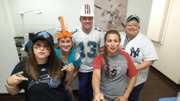 Thursday sports fan day!!