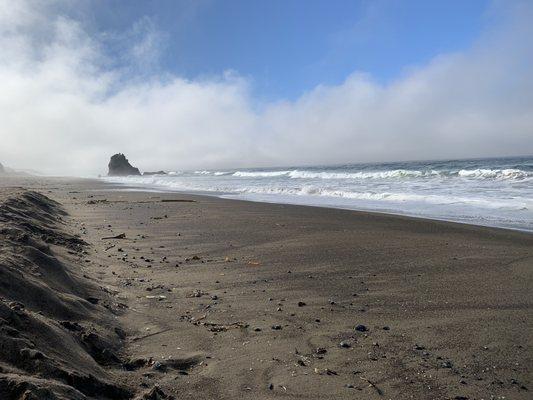 Typically not a lot of people on the beach