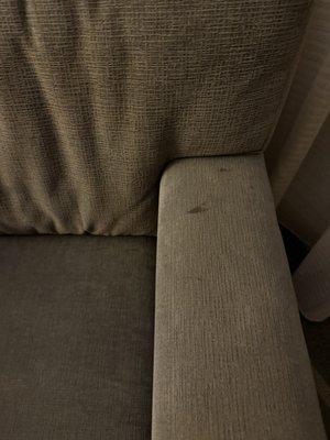 Stains on chair