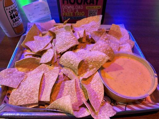 Chips & queso for days!