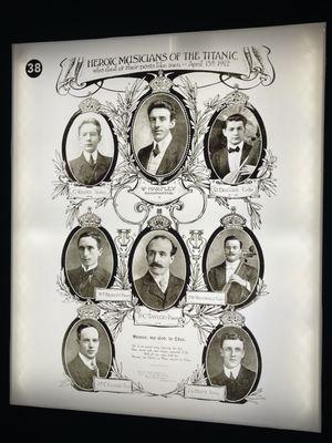 Musicians that perished in the Titanic.