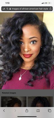 Curly style