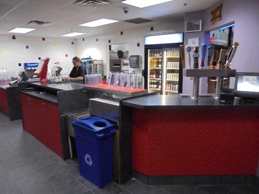 Food & beverage counter.