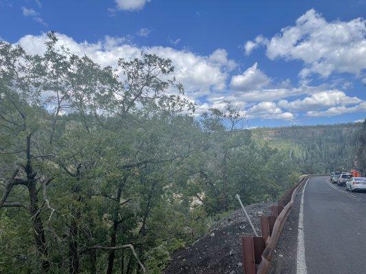 The drive through Coconino to get to Sedona.