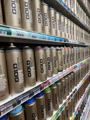 Huge selection of Montana paints at a great price