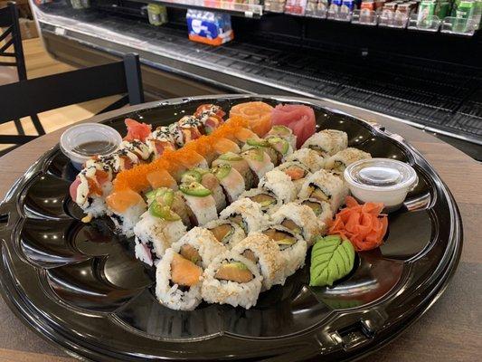 Great sushi party tray