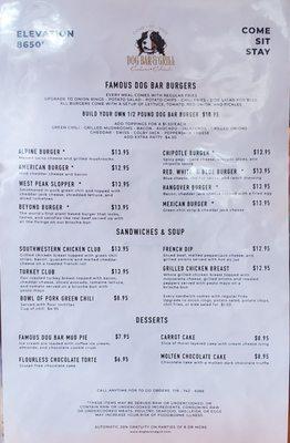 Menu pg 2