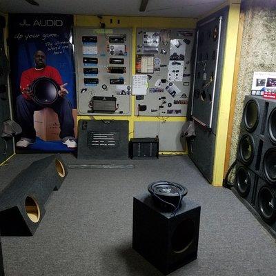 sound room upstairs