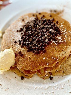 Gingerbread Pancakes w/ Choc chips