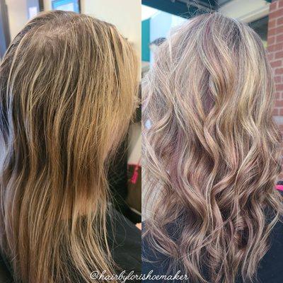 Before & After haircolor