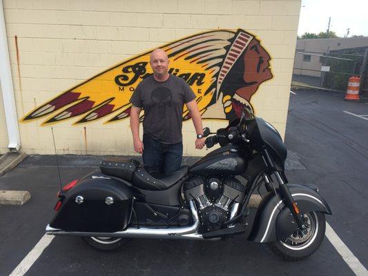 Beautiful new purchase. Indian Chieftain Dark Horse.