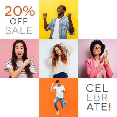 20% Off Sale Going On Now!