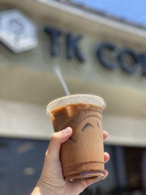 Outside of Cafe - Iced Ohana Latte