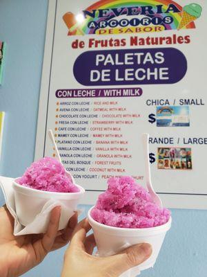 Dragon fruit shaved ice