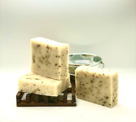 Exfoliating Eucalyptus Hemp & and Tea Tree Goats Milk Soap