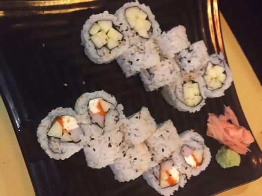 Cucumber and Kissimmee roll