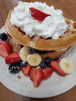 All Fruit Waffle was delish!