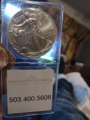 Inquire about entering drawing for a nice Silver dollar!