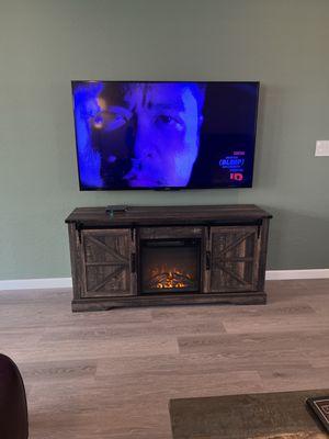 TV electric fireplace