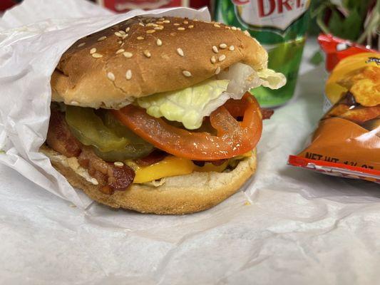 Bacon cheeseburger