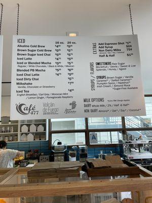 Menu view 1