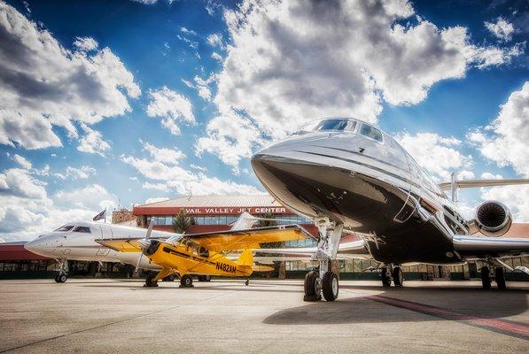 From Boeing 757 to C-182 we offer full service aviation needs in the Vail Valley!