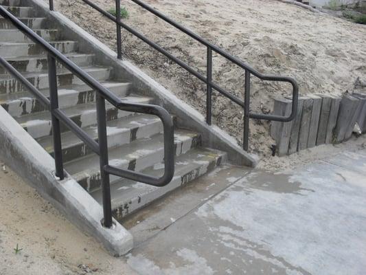 Handicap metal Handel for stairs