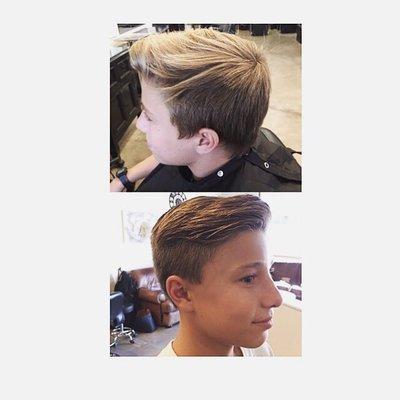 Such a cute and popular boys haircut  great work by Shear Elegance!