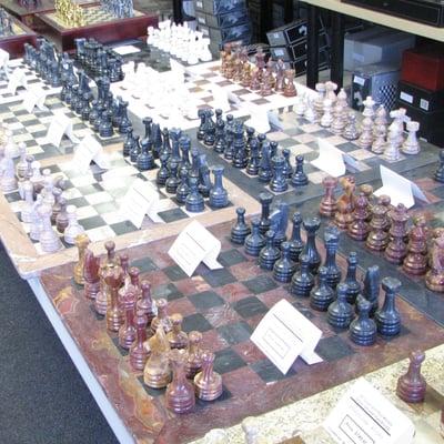 A huge selection of Marble Chess Sets