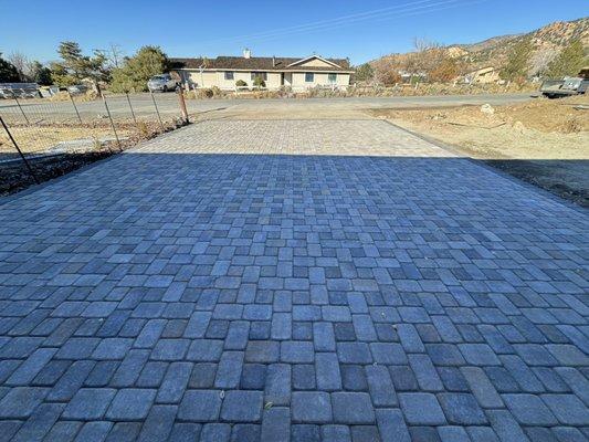 Paver driveway