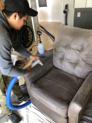 Upholstery cleaning